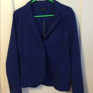 Royal blue ponte blazer